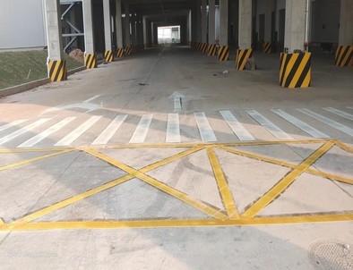 廊坊廊坊厂区道路标线施工